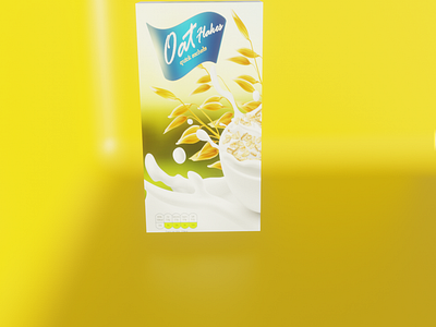 UV 3D Model 3: Cereal Product 3d animation app branding design graphic design illustration logo motion graphics typography ui ux vector