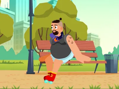 Feel the music animation illustration motion graphics