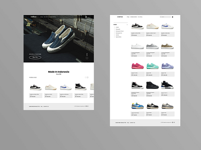 SepatuCompass Redesain Explorasi app design ui ux web web design
