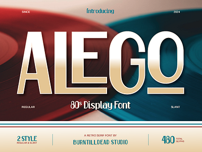 Alego branding display font font font design font style headline lettering logo type magazine poster poster vintage retro font style retro san serif retro style retro vintage san serif san serif retro font vintage