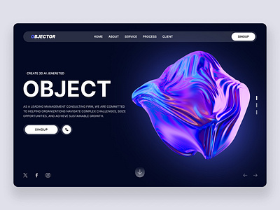 Object Landing page landing landing design landing page landing page design landing ui landing ux
