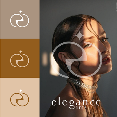 Elegant Jewel Brand Logo beautiful logo brand identity branding conceptual logo creative logo design elegant logo freelancer graphic design graphic designer jewel brand logo logo icon logo maker logodesigner logotype vector