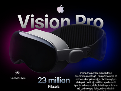 gjirafa50 Vision Pro Media Post (NOT OFFICIAL DESIGN) apple ertikrasniqi gjirafa50 graphic design instagram kosovo mediapost vision pro