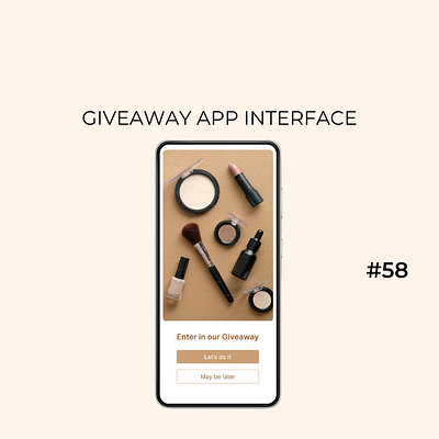 Daily UI day-58/100:Giveaway app dailyui day 58 designchallenge designing giveaway ui uiuxdesign ux