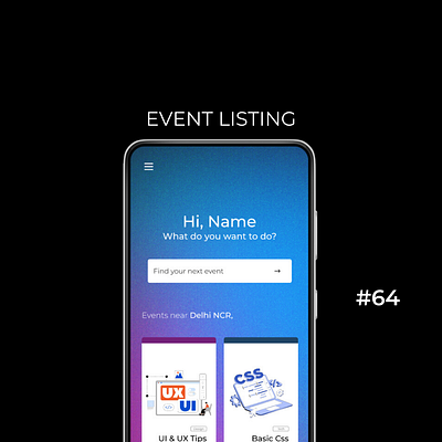 Daily UI Day-64/100:Event Listing dailyui day 64 designchallenge designing event listing ui uiuxdesign ux