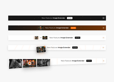 Topbar Banners banners figma framer topbar website