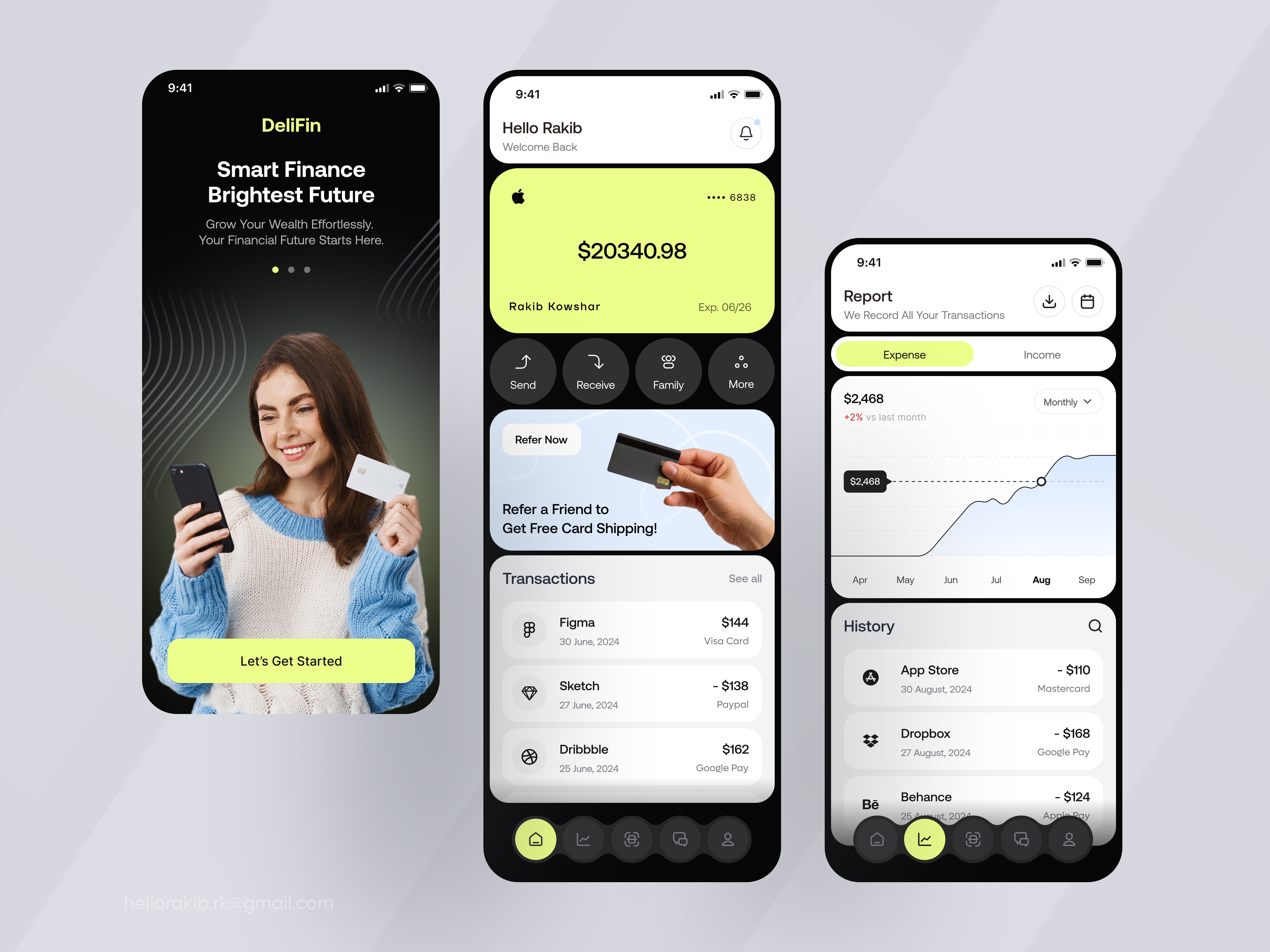 Example of Fintech App