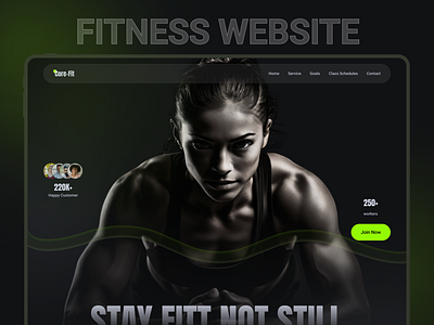 Fitness Website Design diet app figma template fitnees fitness app fitness landing page fitness webdesign fitness website gym app gym website ui