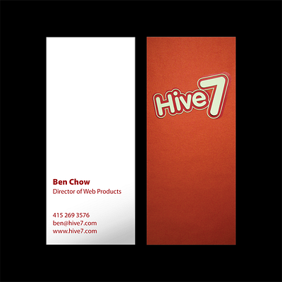 Old biz card brand design