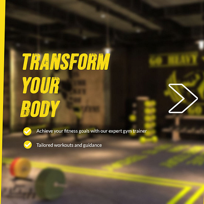 Gym Business - Instagram Carousel Design graphic design social media post design