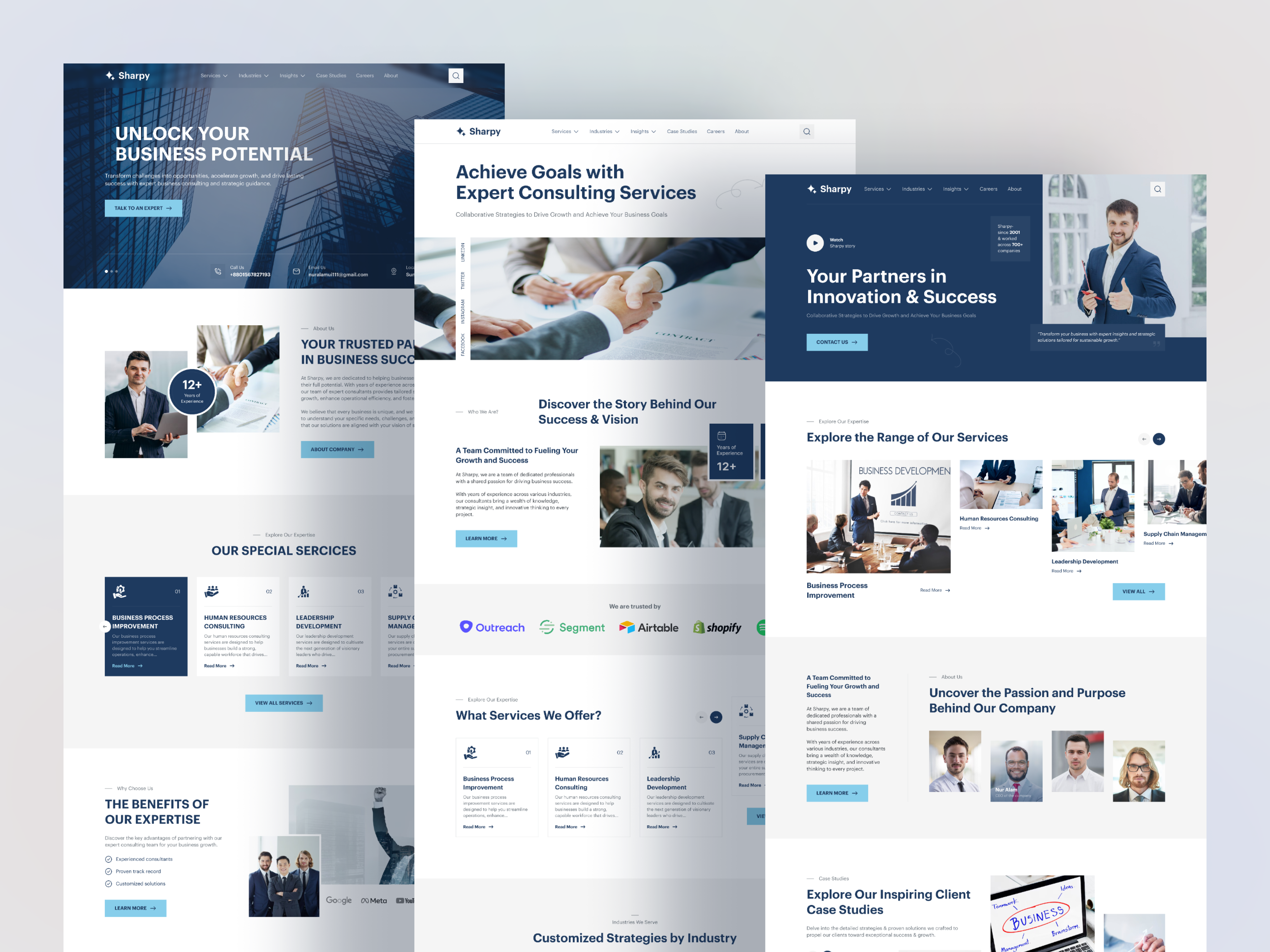 Example of Minimal Landing Page Design