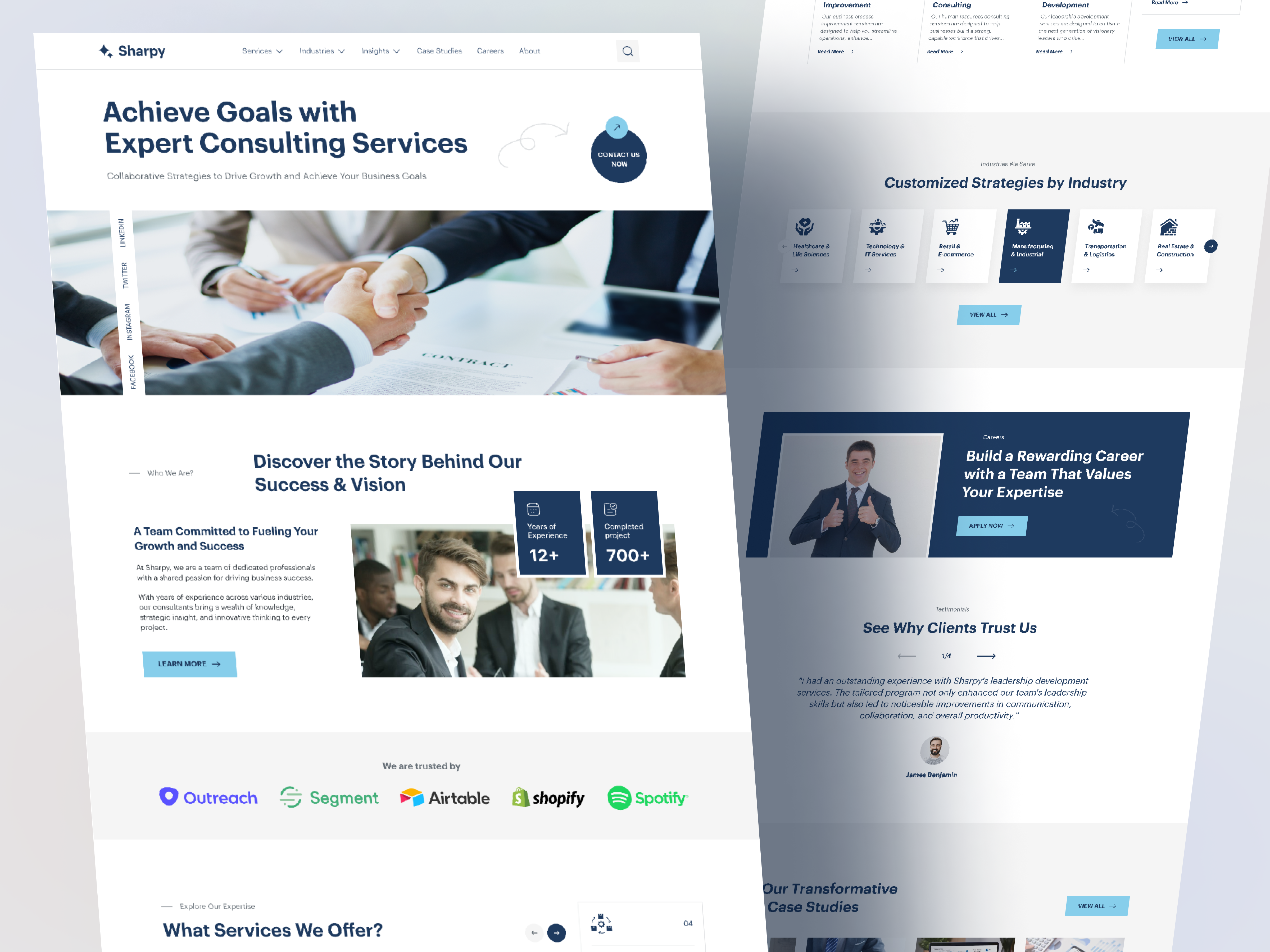 Example of Minimal Landing Page Design
