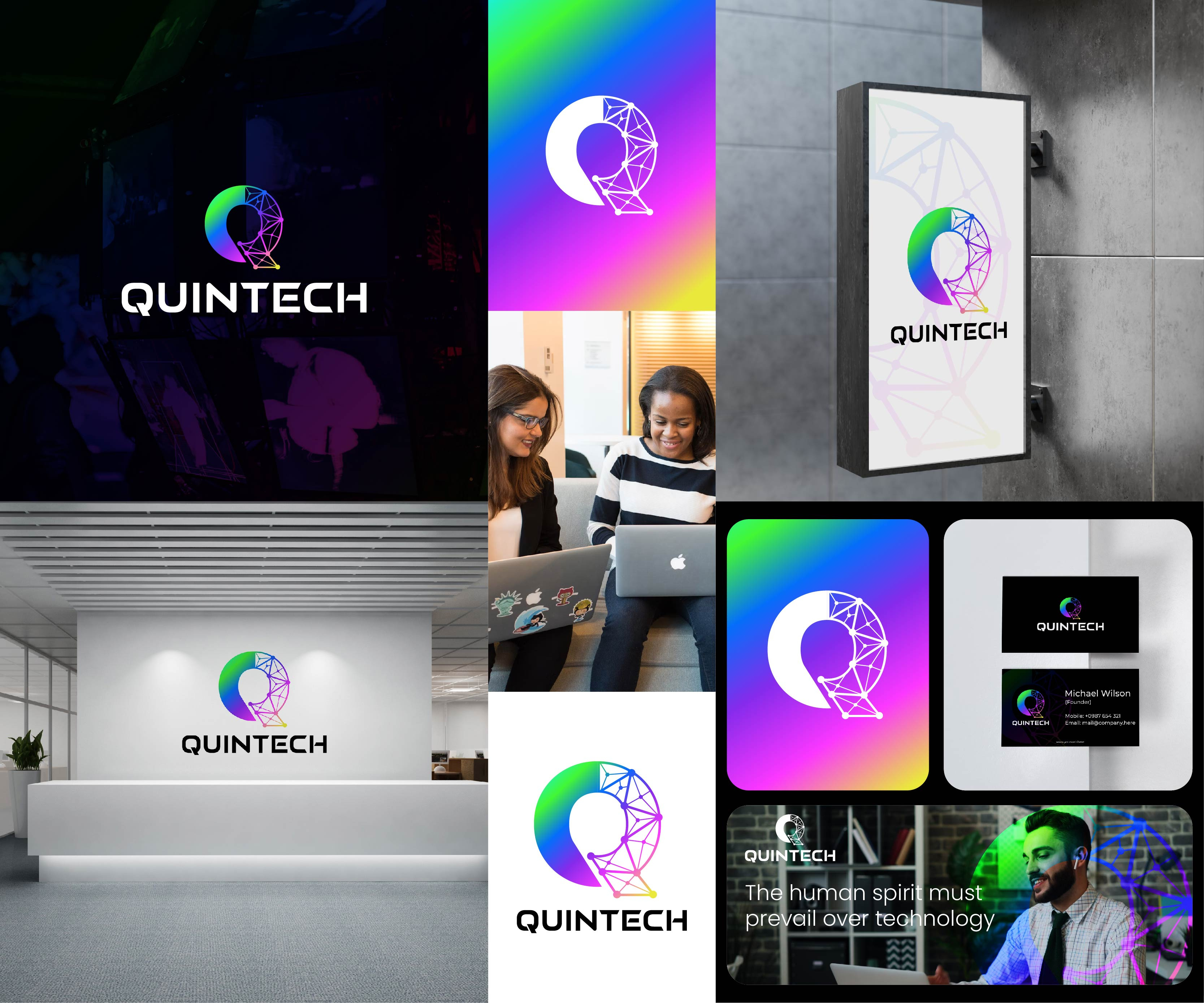 Example of Modern Minimalist Monogram Logo Design