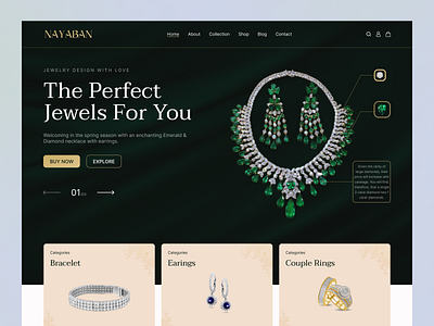 Jewelry Website Design best jewelry website design design ecommerce website figma design jewelry design jewelry ecommerce jewelry shop jewelry template website jewelry website jewelry website design oripio shop shopping website top design ui ux designer website design