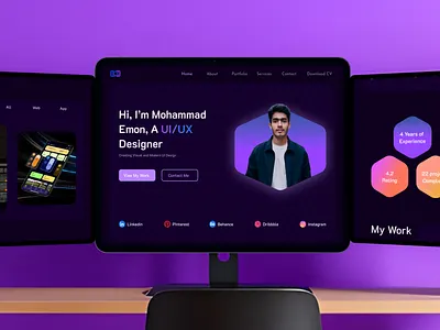 Portfolio web design designer portfolio personal website portfolio portfolio website responsive design ui design ux design web design