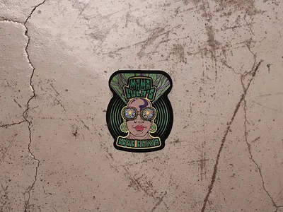 Mama Lula’s Custom Die Cut Sticker UK artwork brand identity branding cheap stickers custom labels custom stickers design die cut stickers illustration logo logo design printing sticker printing