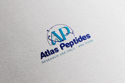 Peptides Chemistry Logo Design ap logo branding business custom logo graphic design illustrater initail word logo logo logo design logo designer logo maker minimalist ui ux