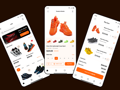 Shoes Shopping Mobile App android aplication app ecommerce ios mobile shoes shop shopping