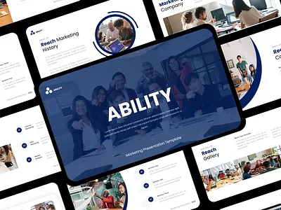 Ability - Marketing Presentation design graphic design illustration powerpoint ppt pptx4 presentation template vector