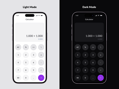 Daily UI Challenge #13 card dark mode light mode product product card purple website