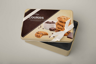 Cookies Box Packaging Design adobe adobe photoshop branding design graphic design mockup packaging packagingdesign