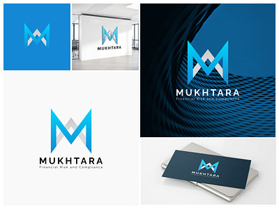 Mukhtara Financial Risk & Compliance Logo Design adobeillustrator branding brandlogo compliance creativelogo financial financialservices graphic design logo logodesign mukhtara