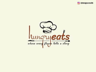 Hungry eats Logo animation branding burger chef creative designcrew06 eats food food logo good food graphic design india indian food jain food logo pizza restaurant logo sandwich shake veg food