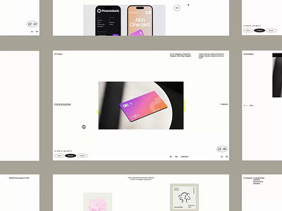 Quang Dinh Portfolio - Showcase Pages animation archive creative graphic design inspiration layout pages playground portfolio projects transition typeface ui website