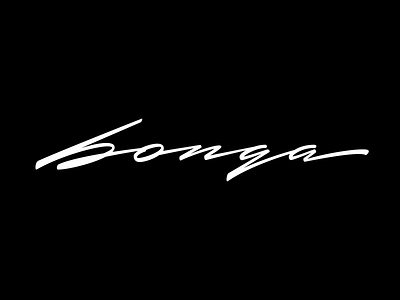 Bonqa calligraphy font lettering logo logotype typography vector