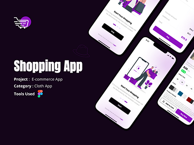 Case Study : Shopping App 👜 ui uidesigner ux