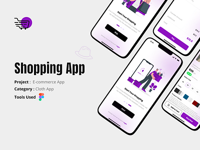 Case Study : Shopping App 👜 ui uidesigner ux