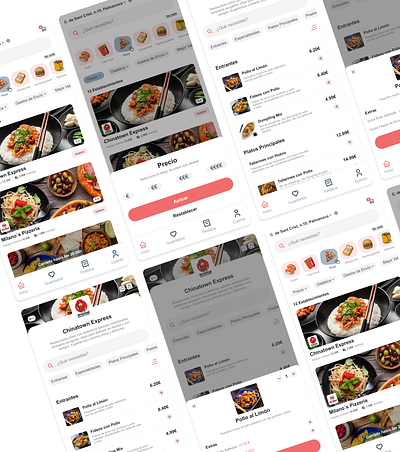 Delivery App Concept app concept delivery deliveryapp designconcept foodapp glovo graphics illustrations justeat landingpage mobileappdesign ubereats ui uiuxdesign ux