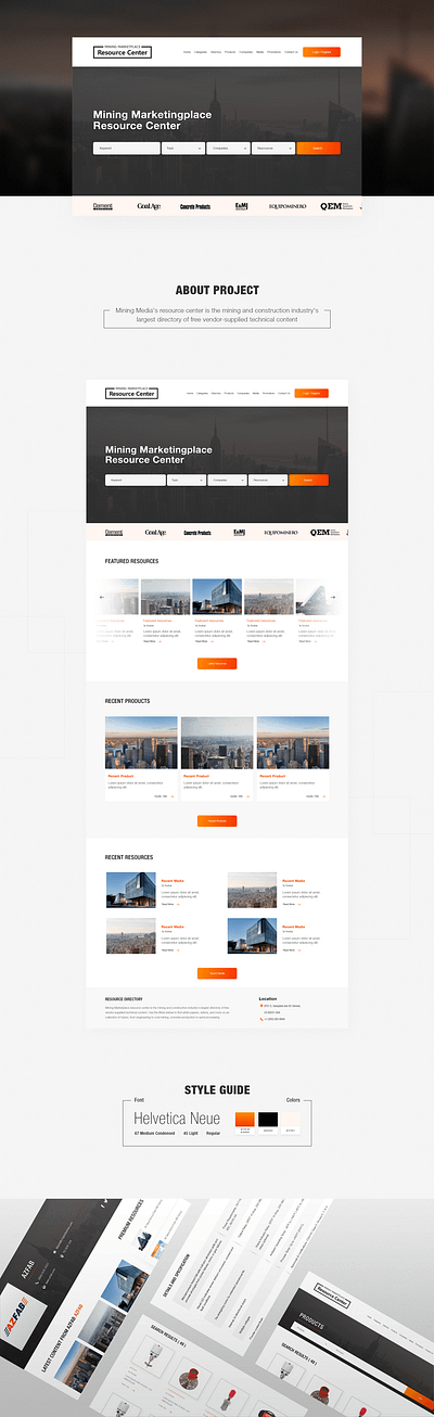 Resource Center - Mining Marketplace cleandesign creativedesign dailyui designcasestudy designshowcase dribbbleshots interactiondesign market place mining website modren design resource center ui ux uiux web app webdesign