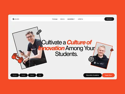 Educraftor Website and Branding | Education Ecosystem career coaches courses e learning edtech education landing page learning onlinecourses teachers ui ux website