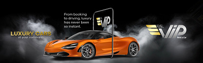 Website banner banner car creative dubai graphic design muhammadnabisafi musafiart supercar vipcar website