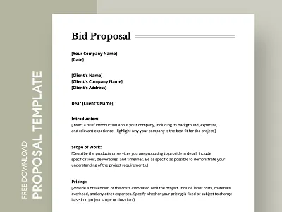 Bid Proposal bid bid proposal bid proposal template docs free google docs templates free template free template google docs google google docs google docs proposal template project proposal proposal template proposals proposition template