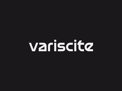 Variscite. Logo collection font type lettering wordmark logo logotype