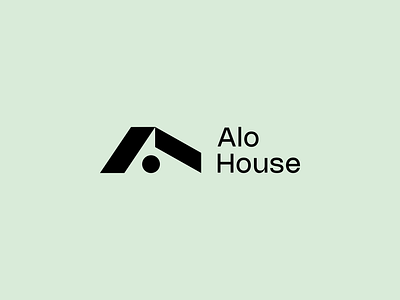 Alo House branding design graphic design logo