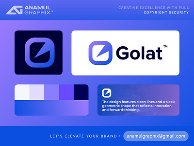 Golat - Logo Design golat logo branding versatile