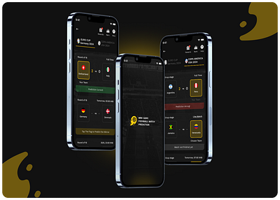 Football Match Prediction - Mobile App ui