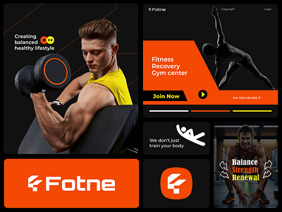 sports gym fitness logo brand brand design brand identity branding fitness fitness logo gym gym logo identity logo logo design sports sports logo visual identity