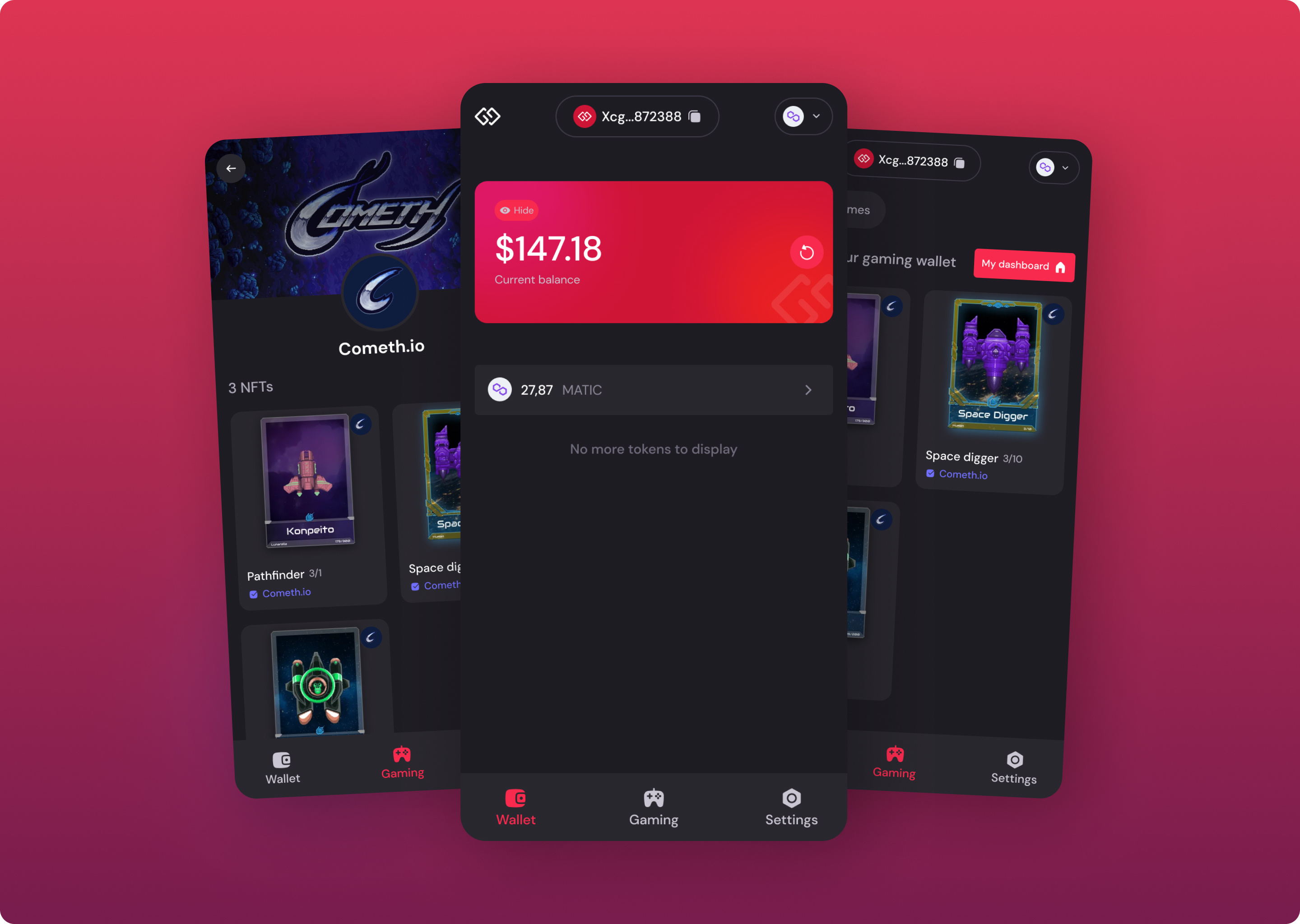 💎 NFT SaaS UI animation app crypto dark mode dashboard design design system design token figma form nft product design saas ui use case webapp