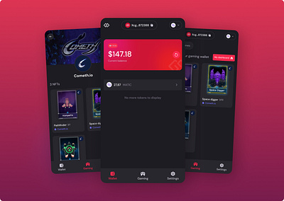 💎 NFT SaaS UI animation app crypto dark mode dashboard design design system design token figma form nft product design saas ui use case webapp