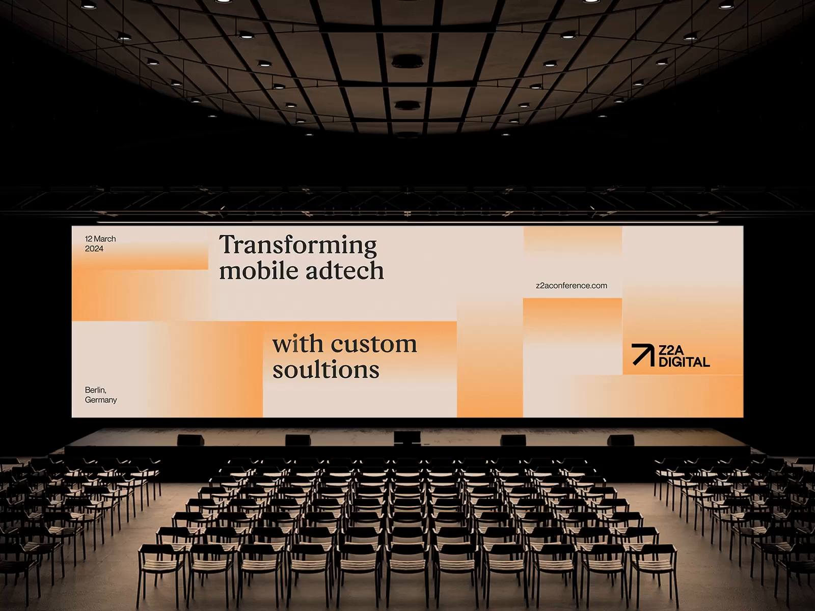 Example of Z2A Digital - Conference Stage & Merch