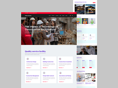 Urban Ascent Constraction Website design animation branding graphic design ui