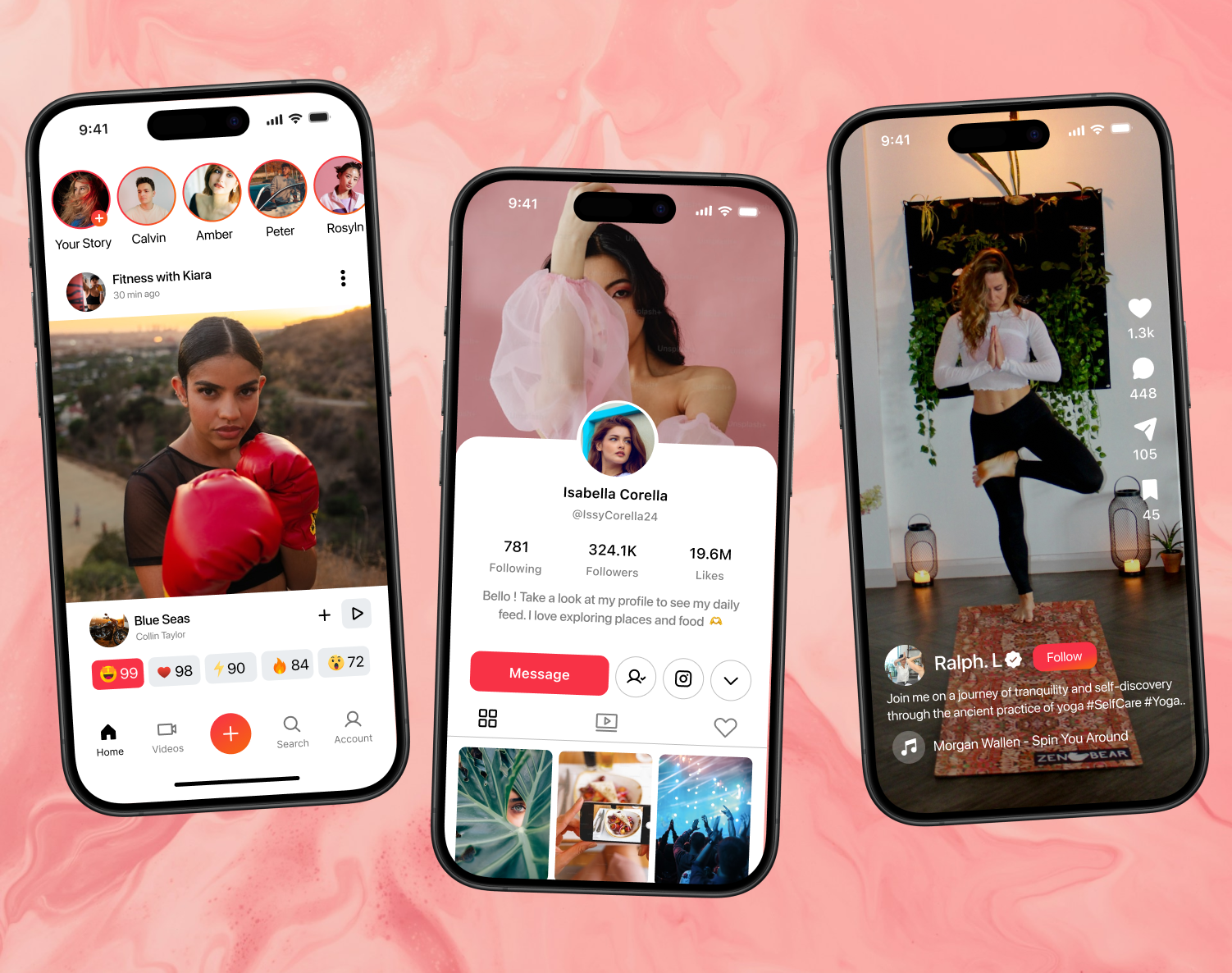 Example of Minimal Mobile Design