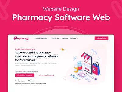 Pharmacy Software Web branding design graphic design pharmacy ui ui designer ui desinger uiux ux web