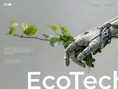 EcoTech | Promo web site corporate website figma landing page promo sites ui design uiux ux design web design websites