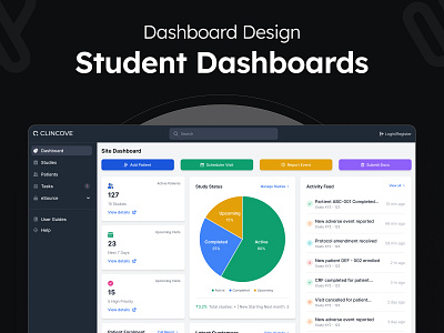 Student Dashboard branding design logo ui ui designer ui desinger ux web