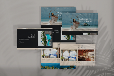 Beach Resort Website booking design hotel hotel booking landing page minimal online booking popular shot ui uidesign website